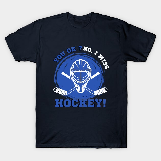 Hockey T-Shirt by hippohost